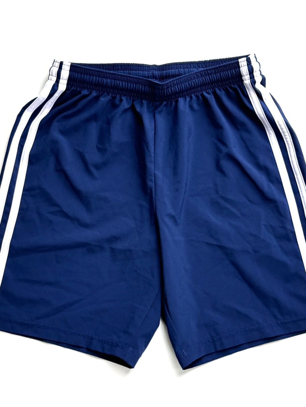 Boys Navy Adidas Climalite Athletic Shorts
